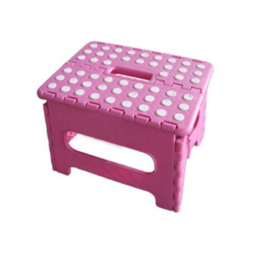 El plastico Plegable Paso Taburete Portátil Pequeña Plegable Silla Al aire libre Cámping Plegable Taburete